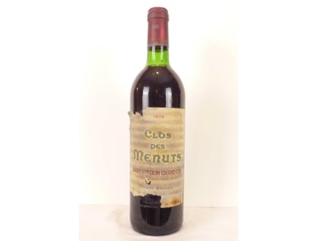 Vinho Tinto CLOS DES MENUTS 1978 (75 cl - 1 unidade)
