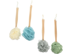 Conjunto De 4 Escovas Banho Com Cerdas Macias Nylon, Fáceis De Usar Para Esfoliação A Seco Ou Molhado, Resistentes E