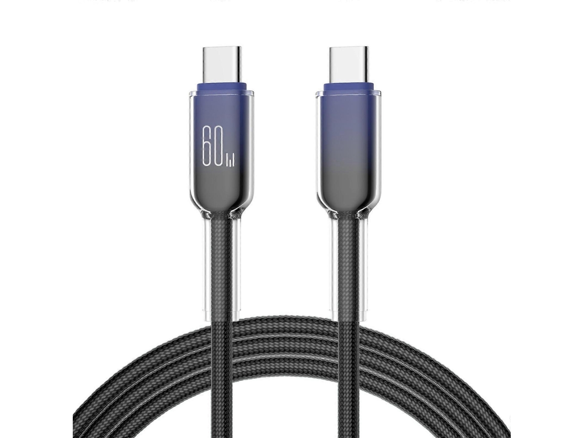 Lurelia Cabo Usb-c, Carregamento Rápido, 60 W, Pd30w, 480 Mbps, Telemóveis