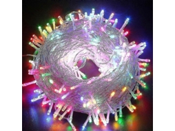 Luzes De Natal Led Para Festas Jardim Casamento Com Fio Transparente 10m-300m Branco Multicolor Quente Branco 50m 400leds