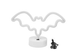 Luzes Neon de morcego decorativas Halloween, base usb/bateria, para quartos e bares | S/MARCA