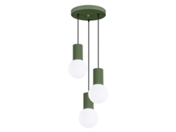 Sollux Sl.1725 Halo Lámpara Colgante 3p Verde Oliva