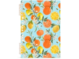Caderno Espiral Mnsruu A5 Com Capa Pautada Estampa Abelha, Ideal Para Mulheres. Perfeito Anotações, Escrita,