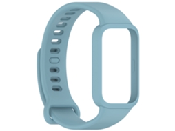 Pulseira Desportiva Macia e Respirável para Xiaomi Band 9 Active / Redmi Band 3 Azul Celeste HEXINYIGJLY