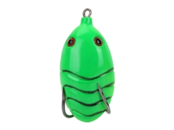 Isca Artificial De Pesca Em Forma De Rã Silicone Lifelike Com Gancho Duplo Acessório De Pesca (verde)