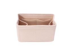 Bolsa de feltro para maquiagem, organizadora de mão, interna, portátil