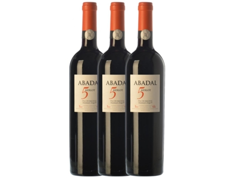 Vinho MASIES D'AVINYÓ Masies D'Avinyó Abadal 5 Merlot Pla De Bages Crianza (0.75 L - 3 unidades)