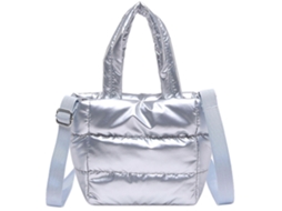 Bolsa transversal AQUAFORGE, metálica, acolchoada, ajustável, feminina