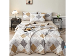 Colcha Acolchoada Fansu Capa de Cama Manta para Ar Condicionado Conjunto Patchwork 100% Algodão Sofá com Padrã