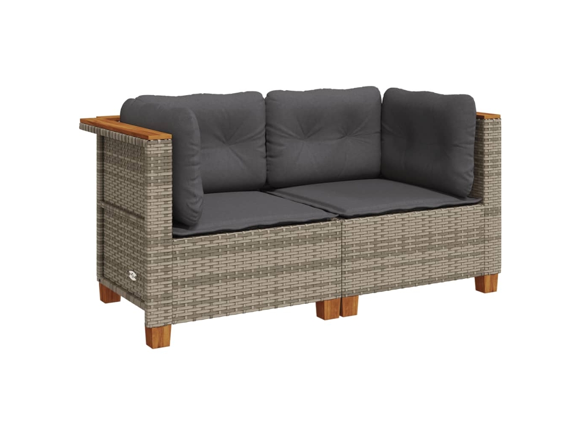 Garden Sofa, Garden Sofas Vidaxl Cinzeto Rattan / Vime (n/a)
