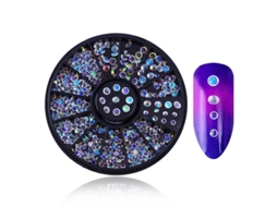 Acessórios para Unhas Decoradas com Strass, Cristais e Aplicações de Strass. MDUG
