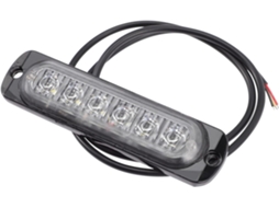 Barra De Luz Led Ultrafina Com 6 Leds Para Autocaravanas E Vans, Liga De Alumínio À Prova D Água Ipx4, Resposta Rápida
