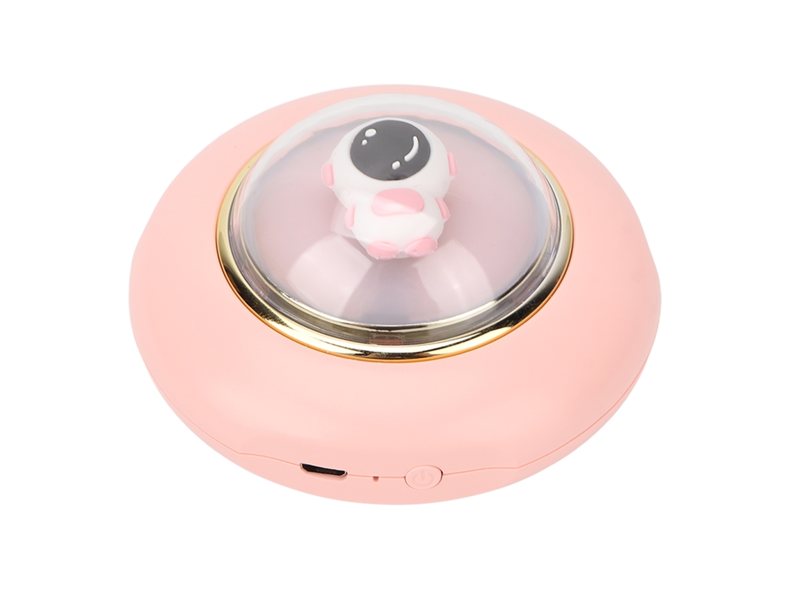 Aquecedor De Mão Elétrico Recarregável Usb 4000mah Aquecedor De Mão De Bolso Ajustável Com Luz Noturna Rosa