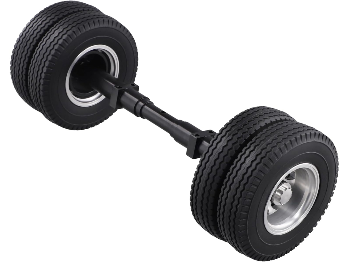Conjunto de 4 Pneus de Borracha Sem Eixo para Caminhão Rc 1/14 770s 3363 Fh16 Man Diy SFUSHOS
