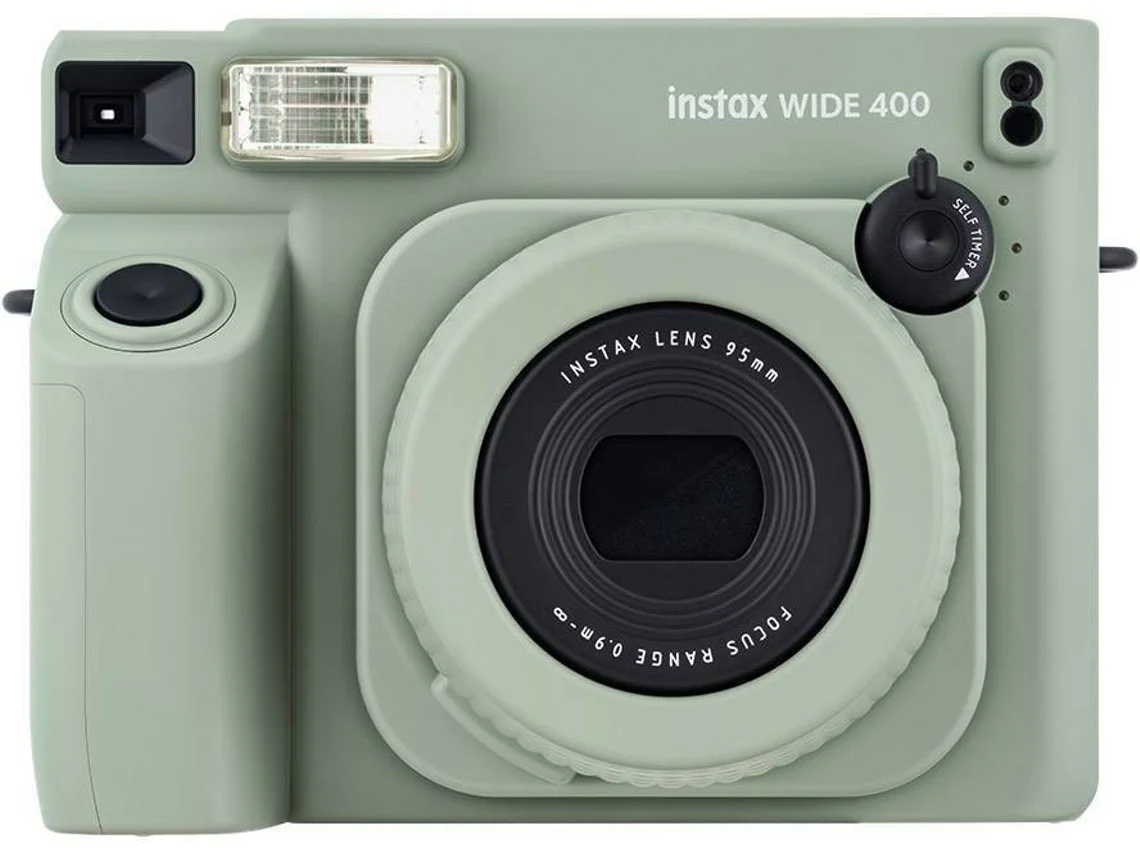 Câmara Instantânea FUJIFILM Wide 400 (Verde - Obturação: 1/64 - 1/200 s - 4x AA - 62x99 mm)