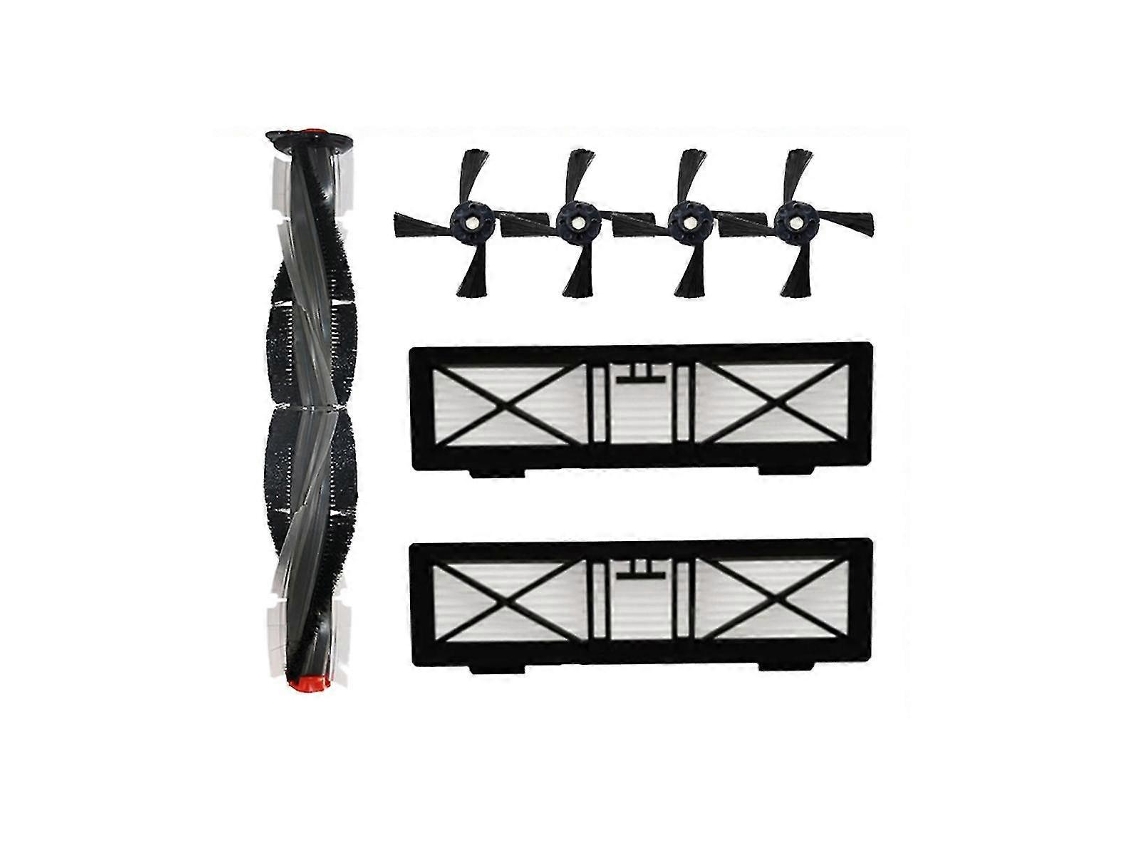 Filtro Hepa Com Escova Lateral Principal Para Aspirador De Pó Robô Série D D3 D5 D6 D7 D9 D10 D70e D75 D80 D85 P