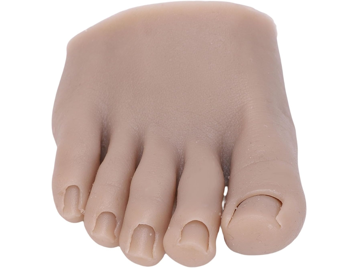 Modelo de pé SFUSHOS, silicone, reutilizável, nail art