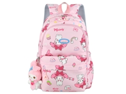 Mochila Escolar My Melody Anime Com Estampa De Desenho Animado, Estilo Casual, Para Estudantes, Rosa