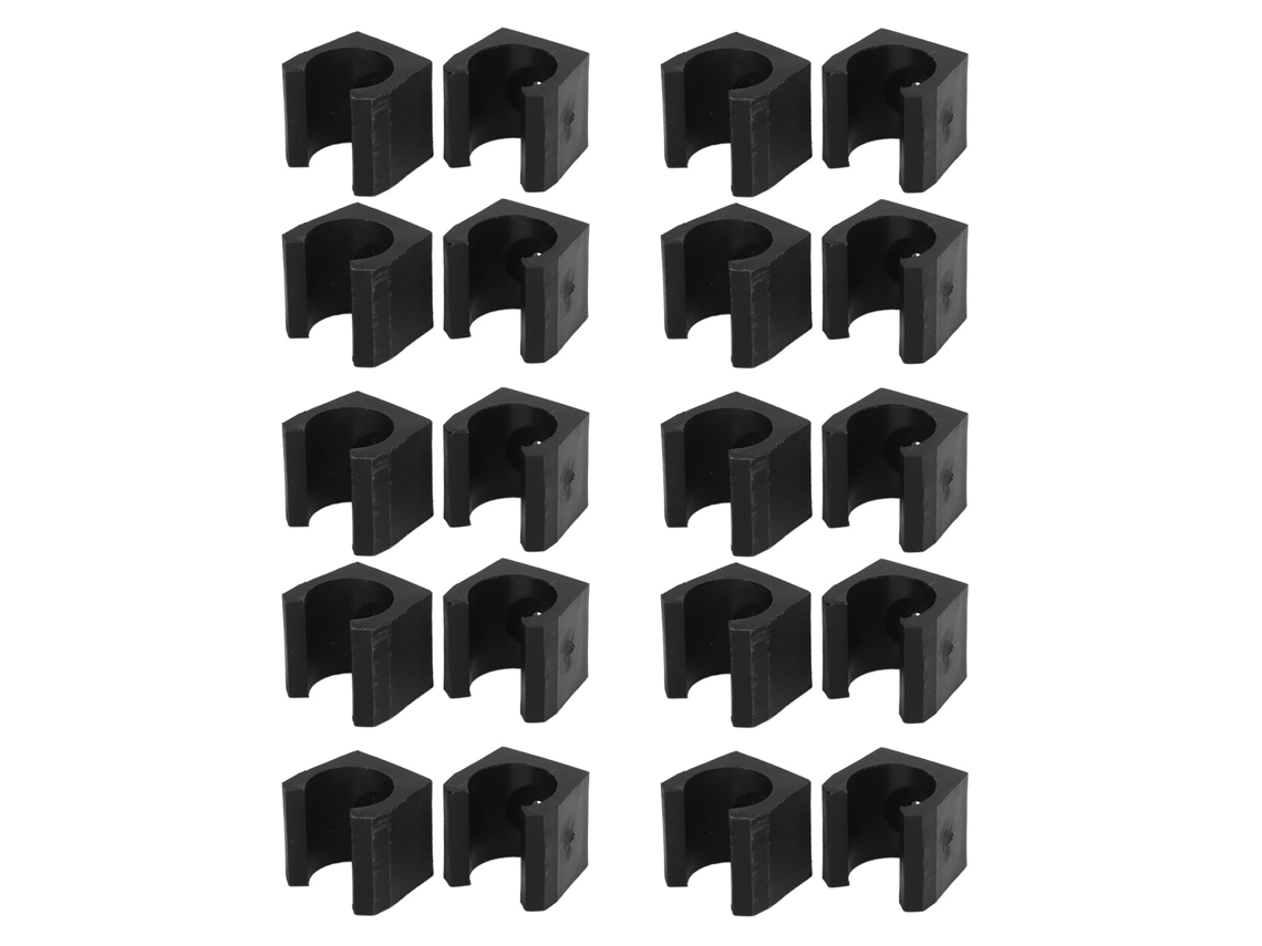 20 Clips Para Taco De Bilhar Clip De Cue Durável Leve Preto Suporte Para Taco De Bilhar Casa Clube