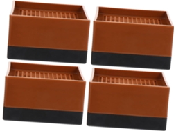 Nuobesty Conjunto De 4-almofadas Elevatórias Para Móveis, Antiderrapantes, Para Uso Com Pés De Cama E Cadeiras