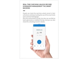 Lurelia Tuya Lock Bluetooth Gaveta Fechadura, Cofre Inteligente Sem Fios Fechadura Eletrônica Segurança Sem Chave Cabine