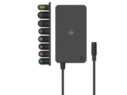 Carregador Universal 65w Para Computador Portátil Múltiplos Conectores Mtk At963 Preto