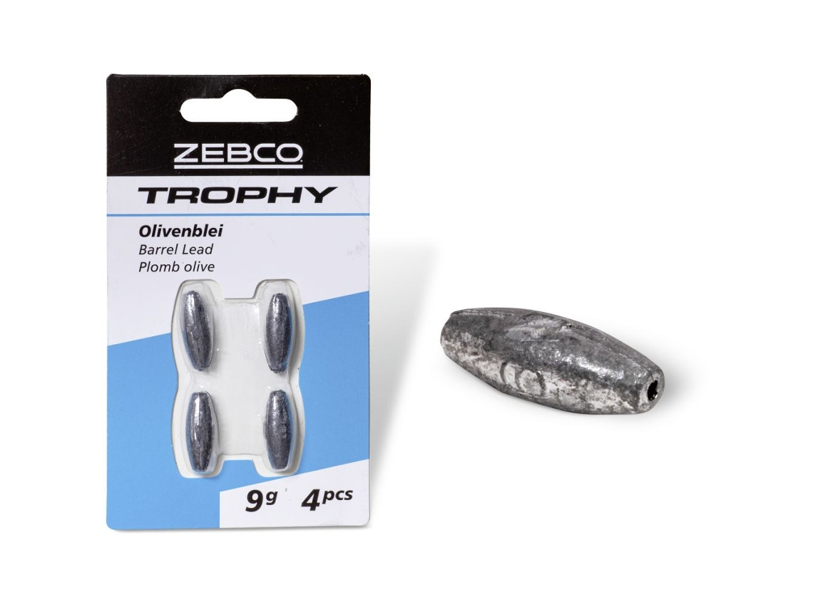 Conjunto de 3 Pellets para Peixes Carnívoros ZEBCO Trophy Barrel