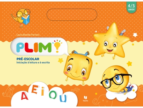 Livro Plim! Pré-Escolar 4-5 Anos - Português de Laura Figueiredo  (Português)