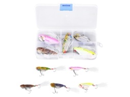 Artificial Bait (simulated Fish Lure, All-metal Vibration) 5.2cm/11g Metal Vib Artificial Bait (5-piece Set)