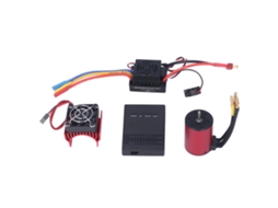 Motor Brushless 4300kv 60a Ventoinha Carro Rc 1/10 Impermeável