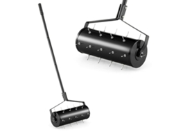 Rolo Aerador De Gramado Manual Com Cabo E Pontas 128 Cm