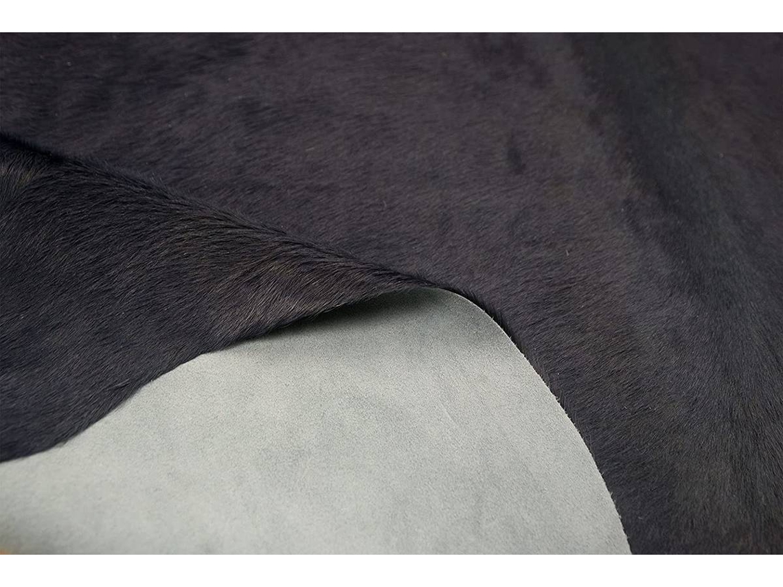 Tapete ZERIMAR Pele de Vaca (Azul - 185x195 cm - Pele)