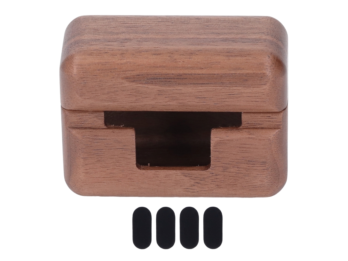 Aetheria capa de Madeira Protetora para Linkbuds S Case de Carregamento Anti quedas e Impactos