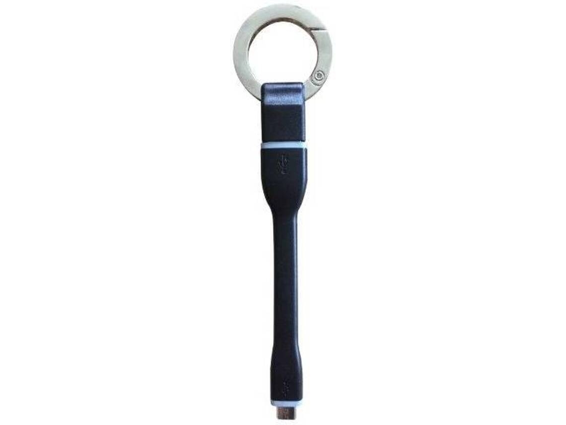 Cabo MUVIT Portátil (USB - Micro-USB - 0.1m - Preto)