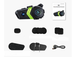 Intercomunicador Capacete Para Moto Yizhood S3 Verde