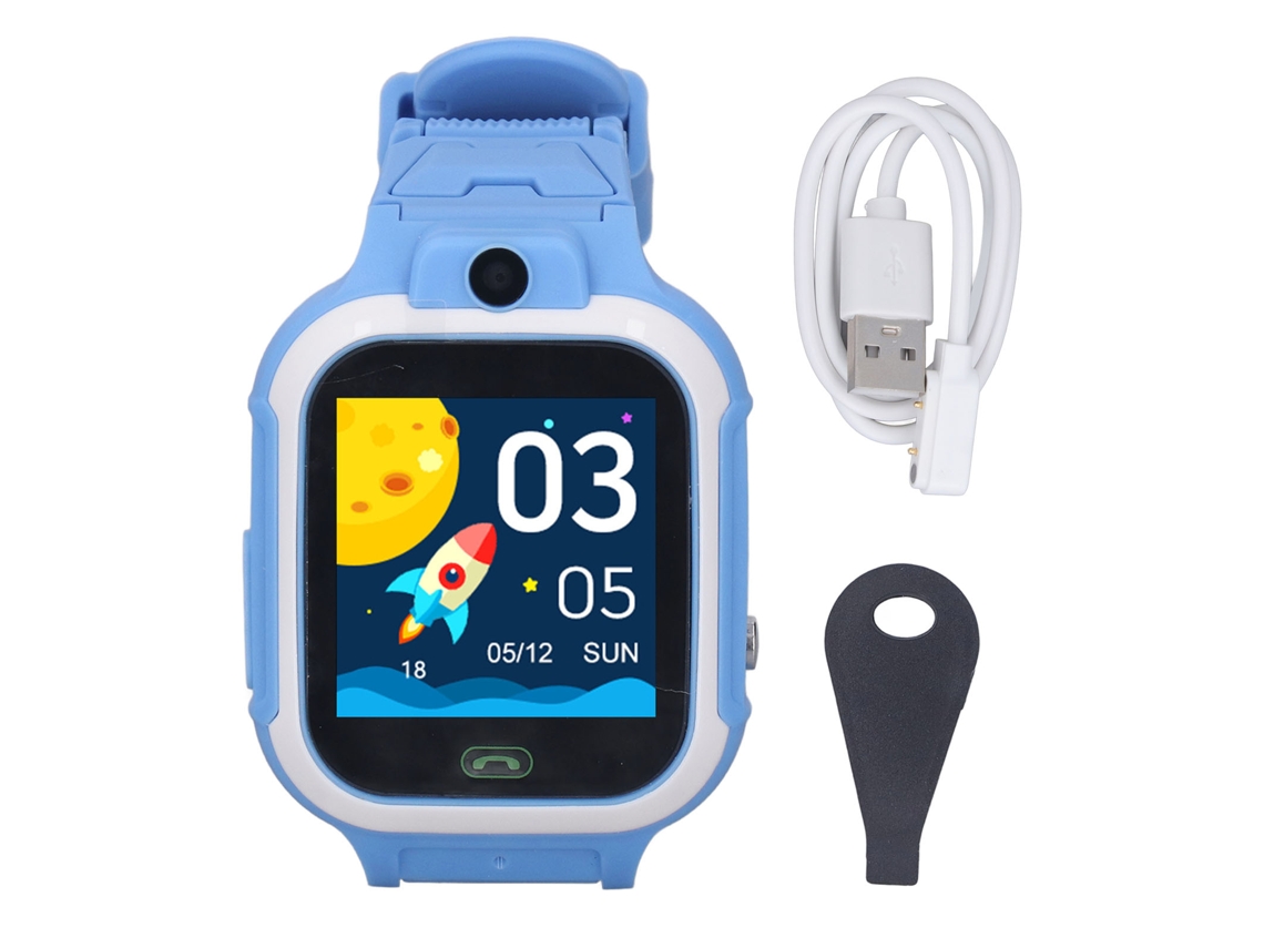 Primerox relógio Inteligente Infantil 4g À Prova D'água com Chamada e Mensagem de Voz Azul