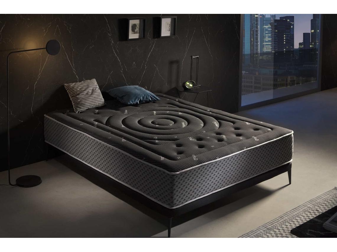 Colchão MOONIA Supersoft Premium Black Multizone (27 cm - 90x190cm)