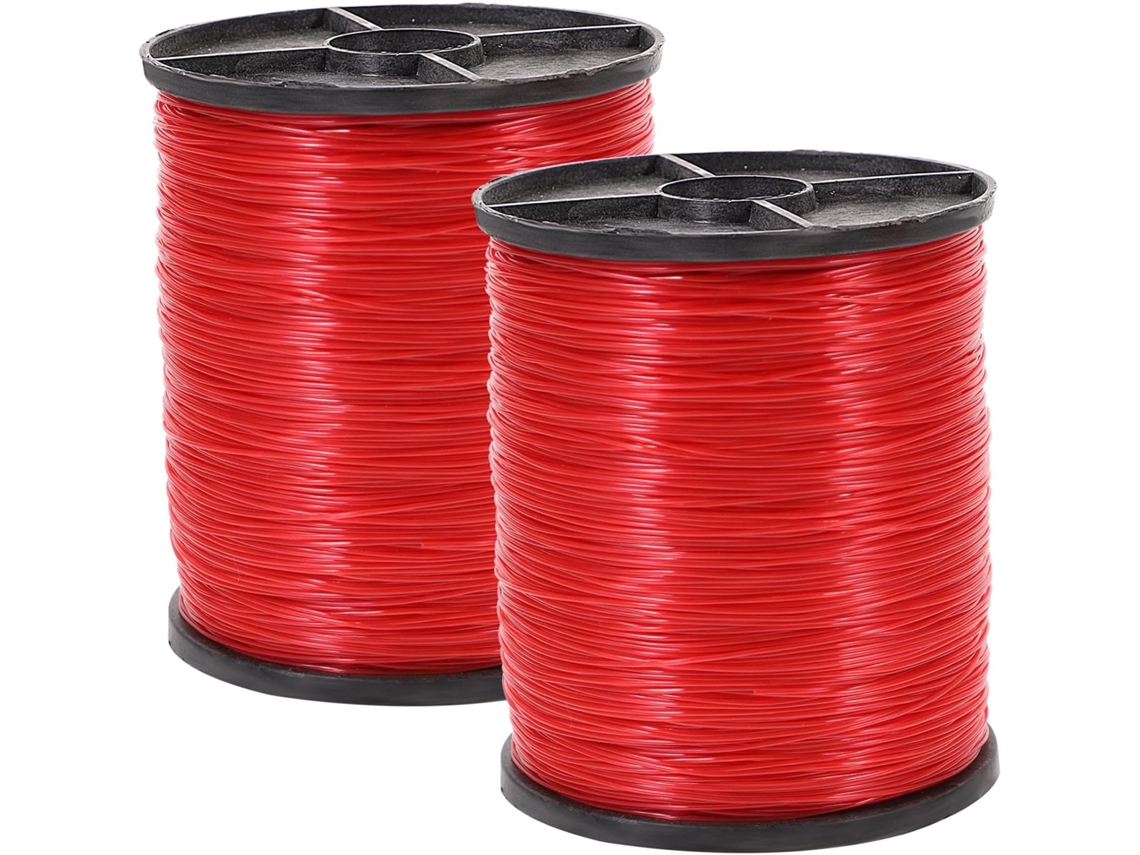Fio Invisível De Nylon 1mm Para Pendurar Artesanato 2 Rolos