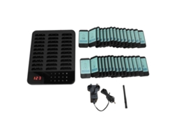 Sistema De Páginas Sem Fio 30 Bipadores 500m Uk Plug