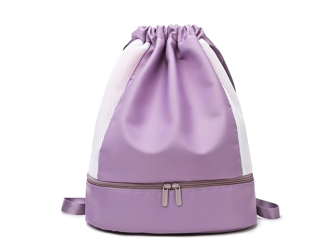 Saco De Fitness Com Separação Molhada E Seca Mochila Impermeável Para Equipamentos Esportivos De Armazenamento De Praia Roxo*