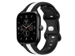 Pulseira De Silicone Bicolor Com Fecho Borboleta De 20 Mm Para Amazfit Gts 4