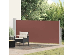 Vidaxl Toldo Lateral Retrátil 140x300 Cm Castanho