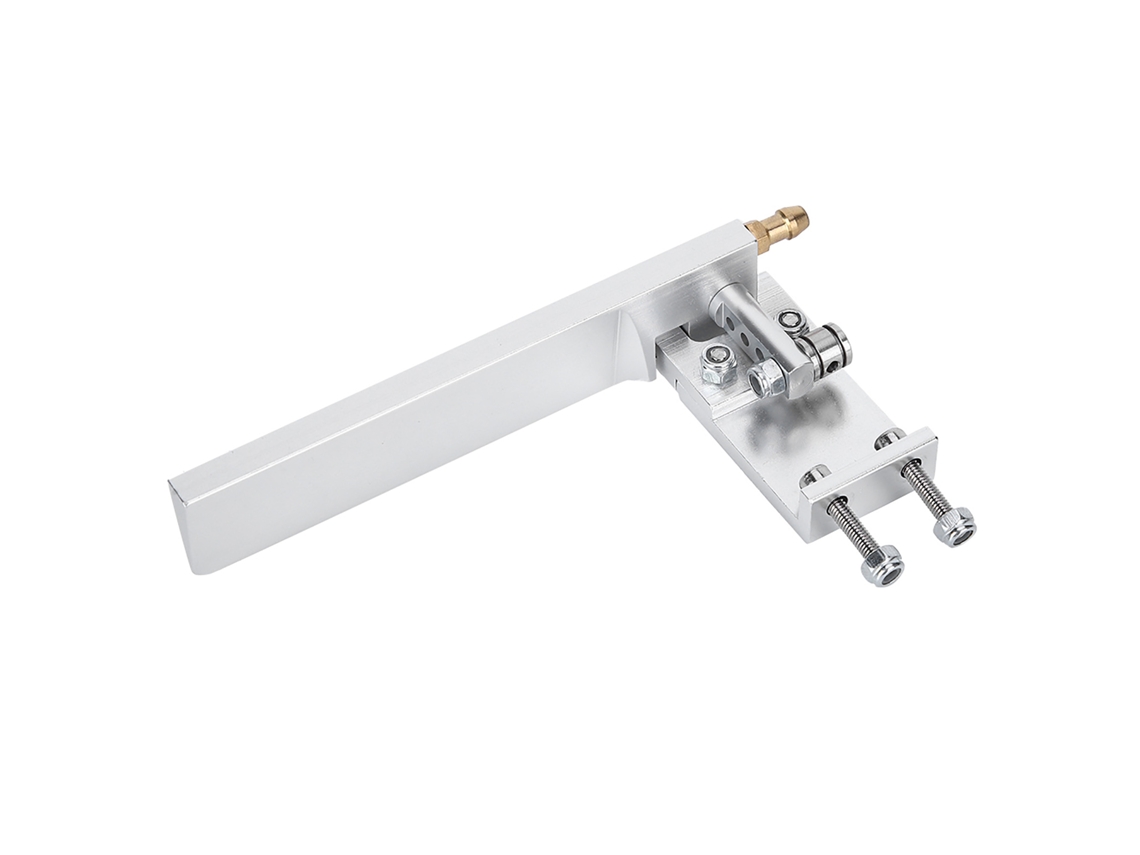 Rudder De Água Por Sucção De Liga De Alumínio Para Barco Rc Semiimerso 95mm Prata