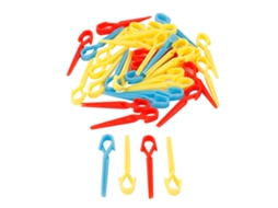 35pcs Grampos De Cabelo De Plástico Para Permutação E Modelagem Profissional, Ferramentas De Posicionamento