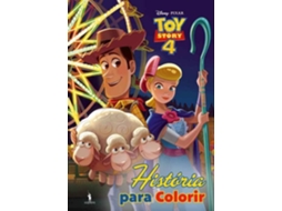 Livro Toy Story 4 - História Para Colorir de (Português)