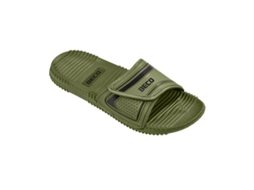 Beco Slides | Unissex | Velcro | Verde Oliva/preto