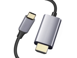 Cabo Adaptador Usb c para Hdmi de 1,8 M com Resolução 4k 60hz Conversor AQUAFORGE