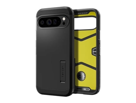 Capa Proteção Tough Armor Montagem para Google Pixel 9 Pro Xl SPIGEN SGP Acrílico Preto
