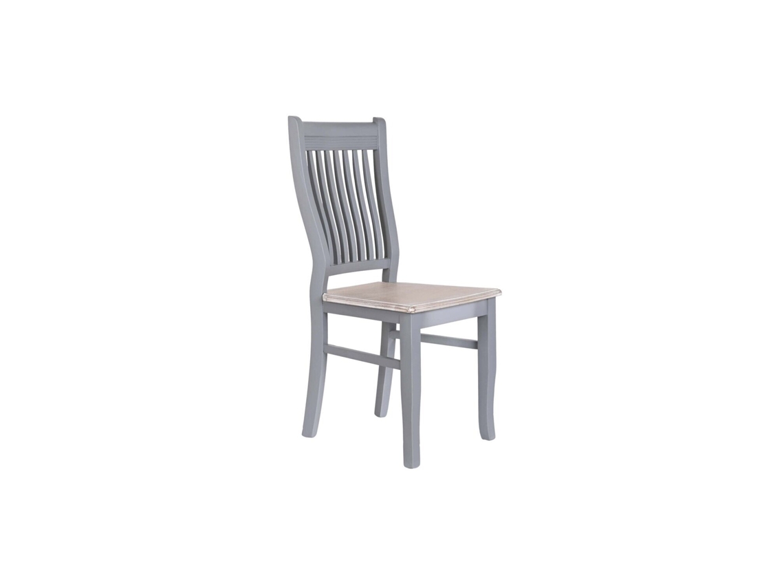 Cadeira Paulownia em Mdf Cinza, 40x42x94,5cm ALEXANDRA HOUSE LIVING