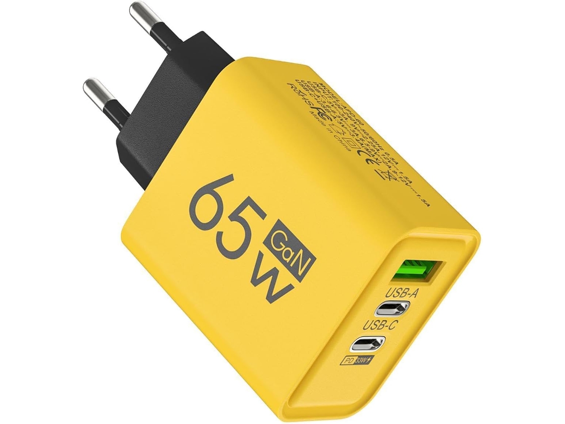 Chargeur Rapide 65 W, Chargeur Multiporta 65 W